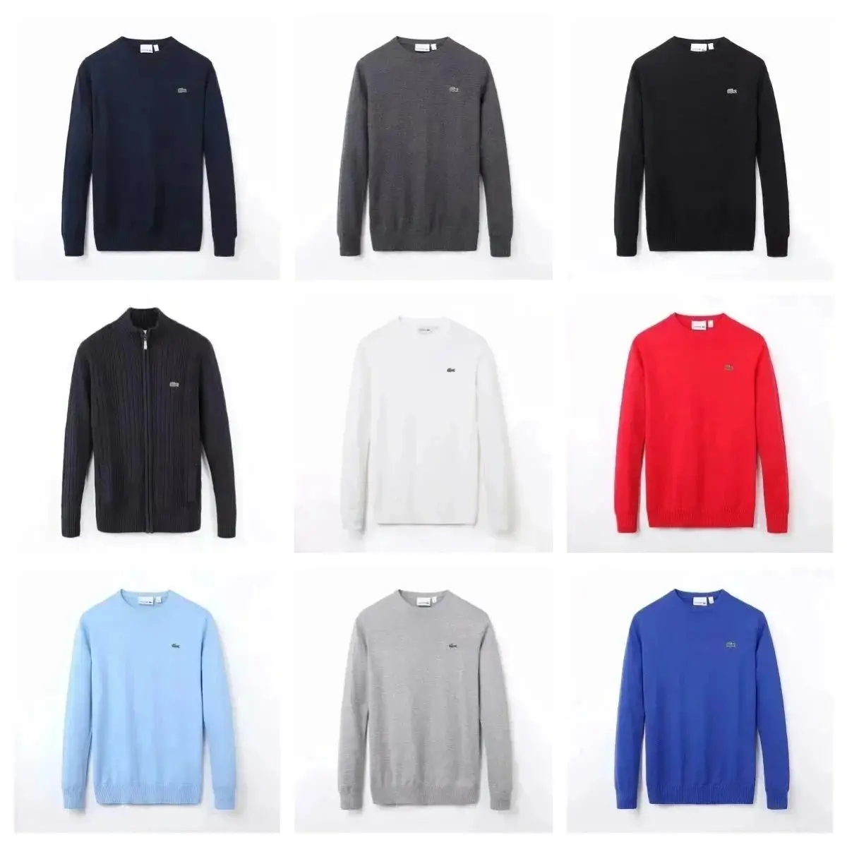 Lacoste Classic Crewneck Sweater [Loose Casual Fashion]