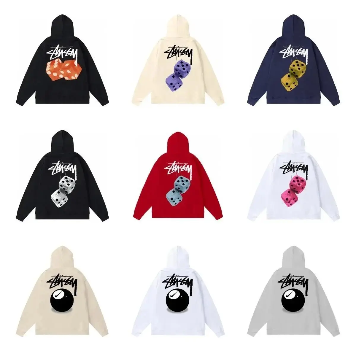 Stussy 8-Ball & Garden Print Hoodies [Multiple Colors] — foto 2 de 6