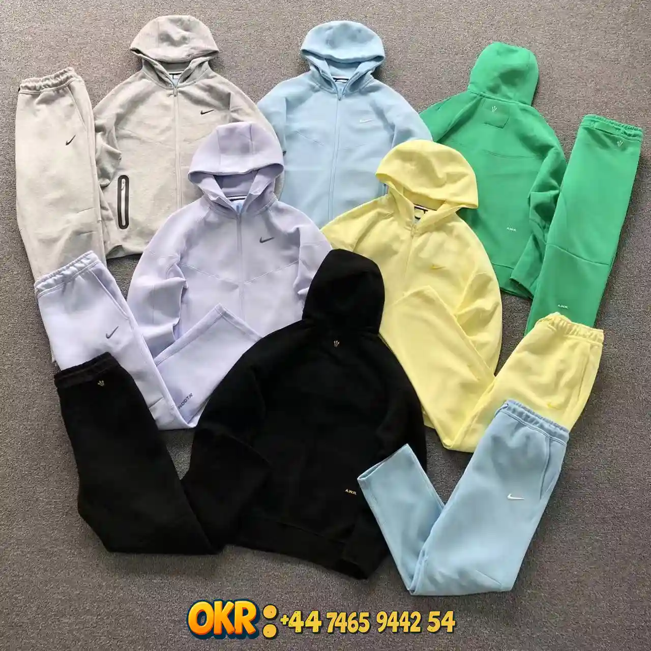 Nike W2C Hoodie and Jogger Set [TOP Quality] [6 Colors Available]