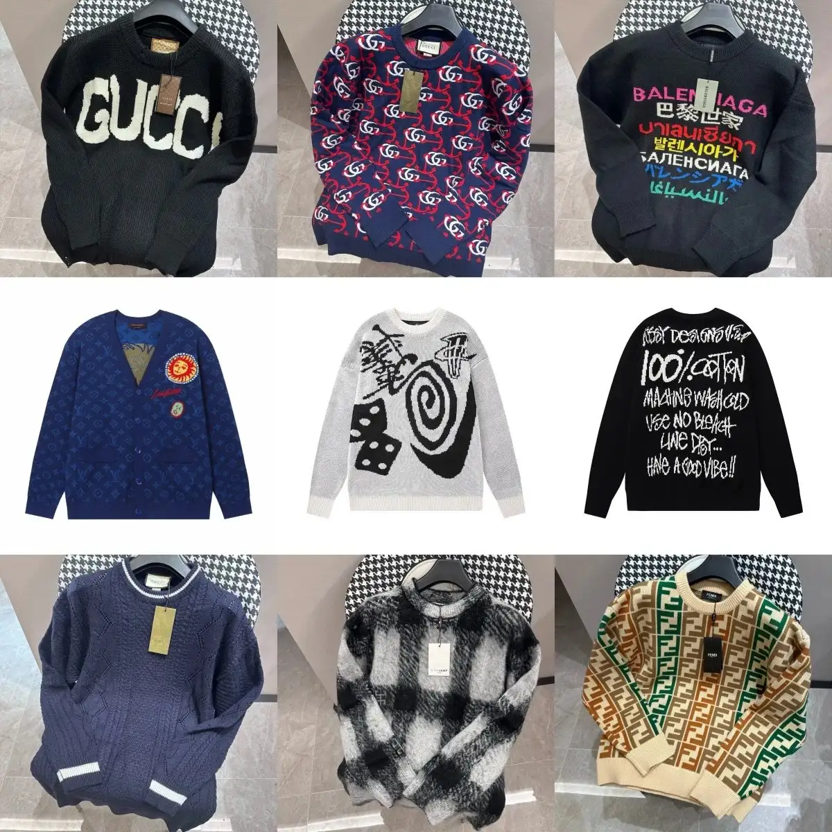 Gucci GG Supreme Sweater [40 styles]