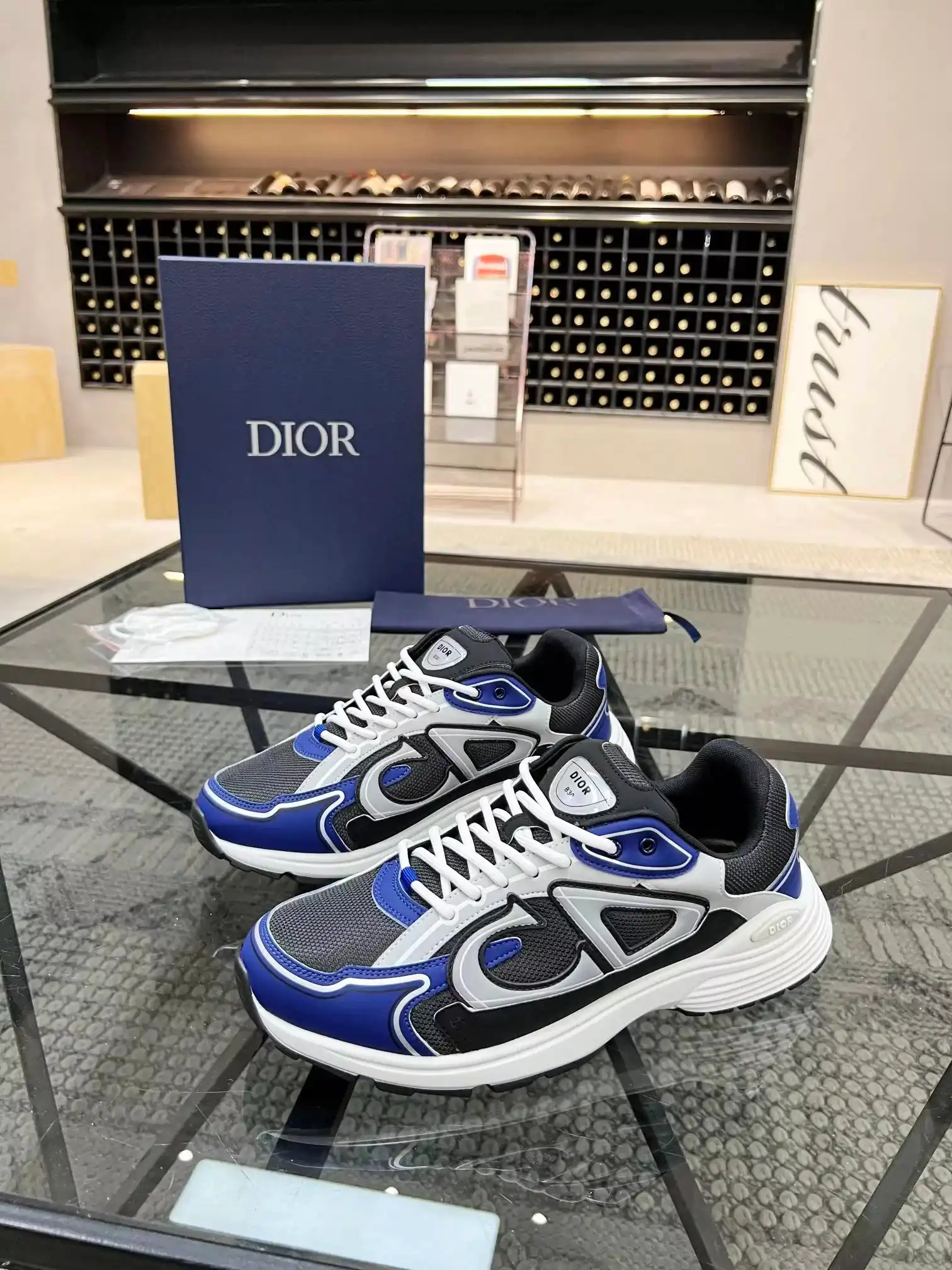 Dior B30 Mesh Sneakers [Black/White Styles] — foto 5 de 6