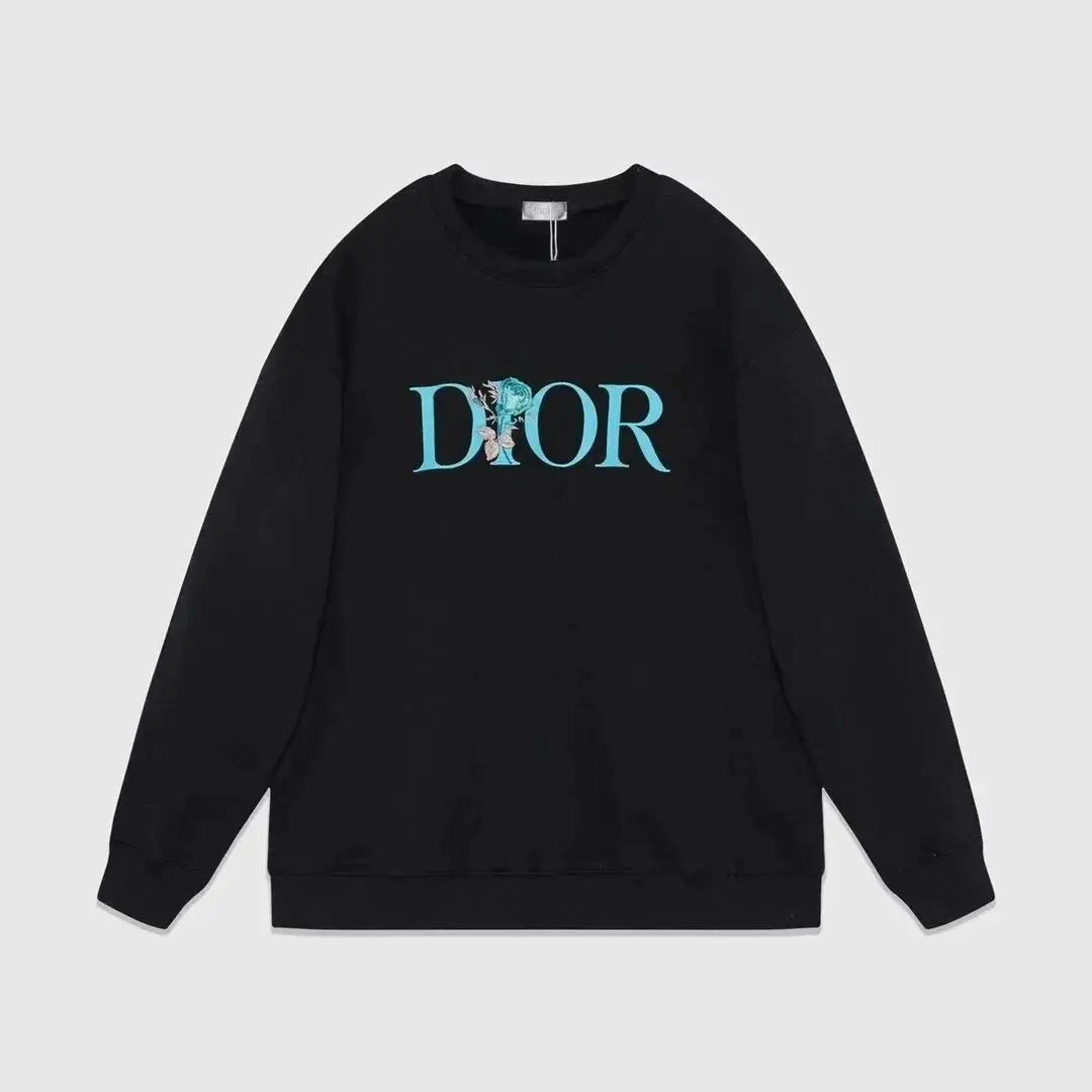 Dior Lucky Dior Long Sleeve Colorful Printed Round Neck Casual Top [15 styles] — foto 2 de 6