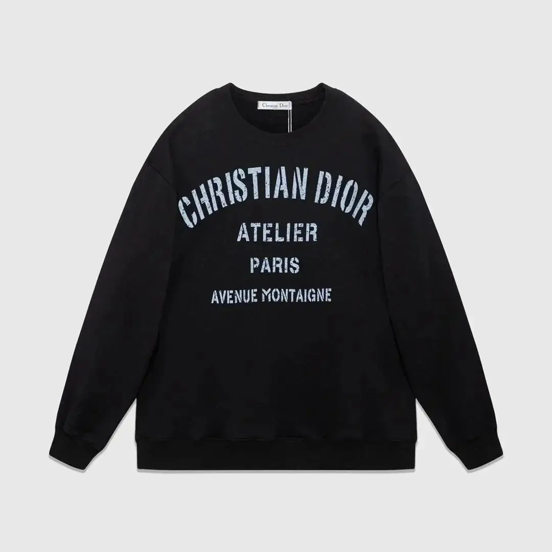 Dior Lucky Dior Long Sleeve Colorful Printed Round Neck Casual Top [15 styles] — foto 4 de 6