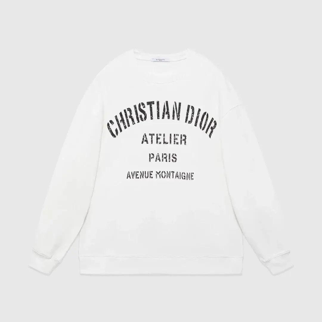 Dior Lucky Dior Long Sleeve Colorful Printed Round Neck Casual Top [15 styles] — foto 5 de 6