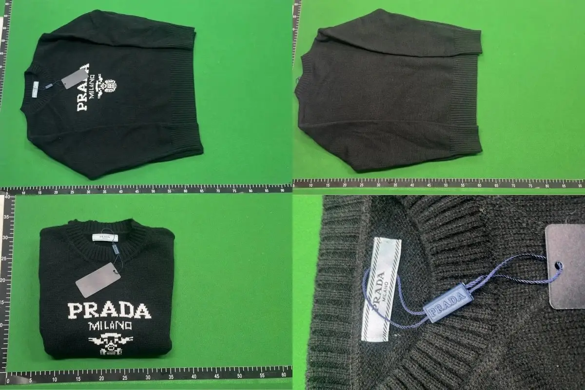 Prada Milano Sweater [Multiple Styles Including Fendi & LV Print Variants] — foto 2 de 6