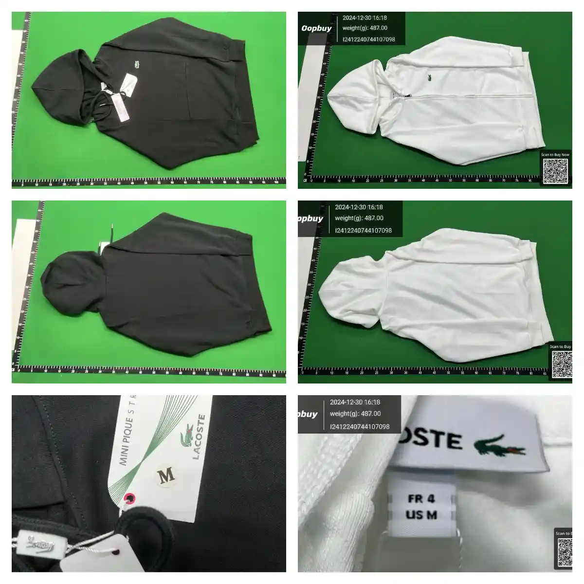 Lacoste Crocodile Logo Zip-Up Hoodie [30+ styles] — foto 6 de 6