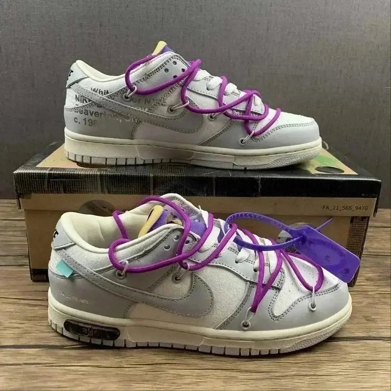 OFF-WHITE x Nike Dunk Low Sneakers [Multiple Colorways] — foto 5 de 6