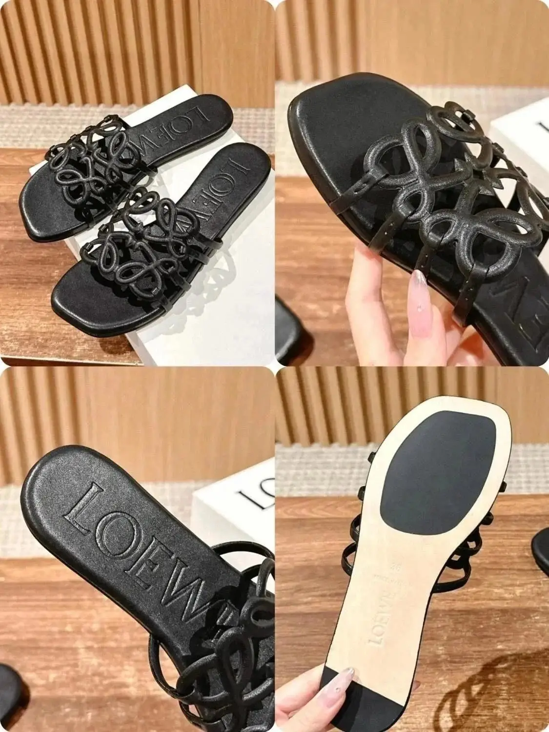 LOEWE Anagram Slide Sandals [3 styles] — foto 4 de 6