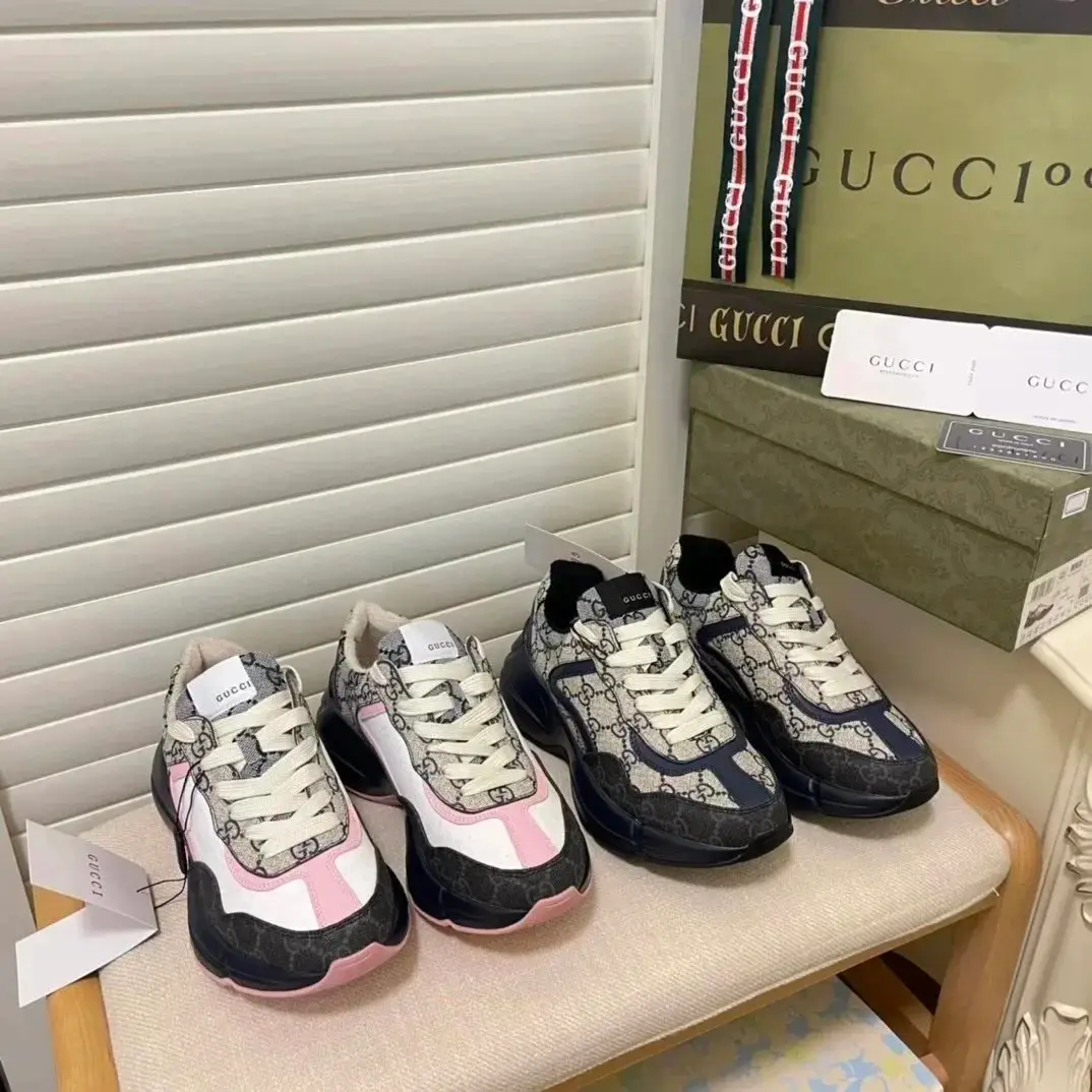 GUCCI Rhyton GG Supreme Sneakers [Height-Increasing Design]