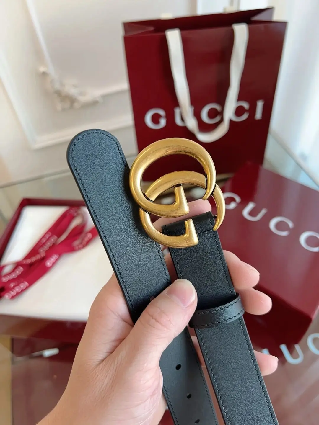 Gucci Leather Belt [3 styles] — foto 4 de 6