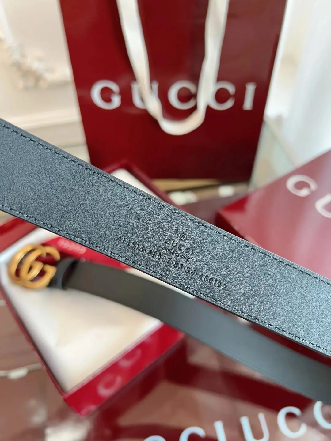 Gucci Leather Belt [3 styles] — foto 5 de 6